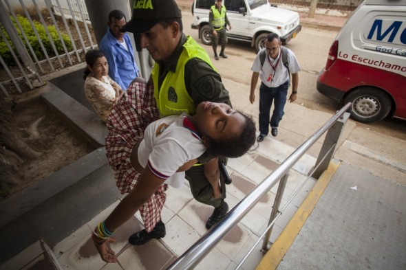 COLOMBIA-HEALTH-VACCINE-PAPILLOMAVIRUS-PROTEST