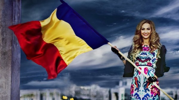 Româncă-cu-steagul-României-în-mână