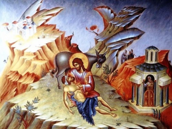 cel-cazut-intre-talhari-Iisus-Hristos