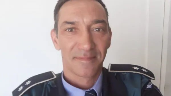 George Crăciun, fost polițist bolnav.